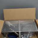 Sand Flea Rake, Long Handle Sand Sifter for The Beach, Stainless Steel Shark Tooth Sifter Comes with A 16-Inch Wide Mesh Screen for Collecting Fleas, Shark Teeth, and Seashells