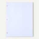 Amazon Basics College Ruled Loose Leaf Paper, 11" x 8.5", 150 Sheets, White, No Binding, 1-Pack