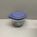 Anchor Hocking Batter Bowl, 2 Quart Glass Mixing Bowl with Blue Lid