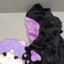 Joycover Black Cat Costume for Girls, Kids Hooded Cat Noir Onesie with Purse Bag, Girls Halloween Costumes for Kids Age 5-10 (Small (4-5y))