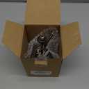 OFFIDIX Plant Mister, 300ML Vintage Glass Spray Bottle with Plastic Top Pump, Small Decorative Spritzer Watering Can for Indoor Outdoor House Plants (Transparent)