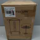 Commercial Coffee Urn, 100 Cup Coffee Maker and Hot Water Urn, 1500W Fast-Brewing Percolator for Business, Parties, Catering, and Large Gatherings (100 Cups)
