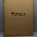 A1 Frame,23.4 x 33.1 Poster Frame Natural Soild Wood Picture Frames with Polished Plexiglass,Easy to Hang,Display Picture A1 without Mat or A2 with Mat for Wall Mounting Horizontally and Vertically (Brown)