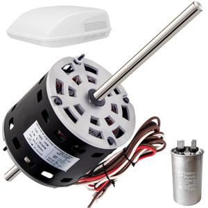 RV AC Fan Motor with Capacitor, 1/3 HP, 115 Volts, 1675 RPM, Replacement for Fasco D1092, Compatible with Coleman Mach 6000, 8000 Series, Models 48004, 48014, 48064, Airxcel 48254C966
