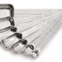 King Arthur Baking Company Spice Measuring Spoons, 18/8 Stainless Steel, 7-Piece Set, Precision Measures, For Baking And Cooking