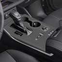Temmis Center Console Silicone Organizer with Cup Holder for Toyota Highlander 2020-2022 (Hybrid Version), Full-Wrap Center Consel Electrostatic adsorption Cover for Highlander-Black