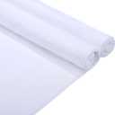 10 Yards x 63 Inches Cotton Muslin Fabric Textile Natural Unbleached Cotton Fabric Bleached or Unbleached Muslin Cloth Apparel Boho Wide Roll Backing Material Quilting Sewing(White)