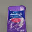 Always Discreet, Incontinence & Postpartum Liners For Women, Size 3, Light Absorbency, Regular Length, 30 Count