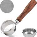 Casabrews 58mm Bottomless Portafilter with 3 Ears, Professional Espresso Portafilter with Filter Basket and Puck Screen, Compatible with CASABREWS Ultra, 5700 Series, 4700Gense and Neutron Pro