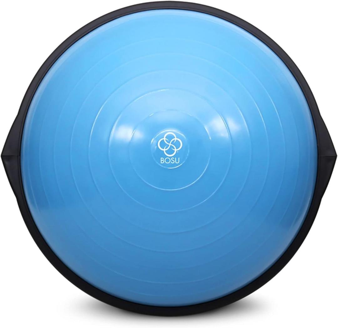 Bosu Home Gym Equipment The Original Balance Trainer 26 Inch Diameter (Light Blue/Black)