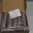 Raycare Flameless Candle with Remote Timer, 7 Flickering Acrylic Battery Operated LED Pillar Candles with Embedded Star String for Christmas, Home Decor, and as a Gift(Grey)