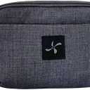 Sugar Medical Insulated Diabetes Supply Bag  Glucose Meter Case & Diabetic Organizer | Crossbody or Belt Bag for Insulin, Test Strips, Lancets & More. (Grey)