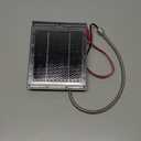 POWOXI 12V 1.7W Solar Panel for Deer Feeder Waterproof Solar Battery Charger with Mounting Bracket Alligator Clip Feeder Solar Panel 12 Volt