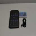 Hixon Lithium AAA Batteries12 Pack with AAA to AA Converter,1100mWh 1.5V Rechargeable Triple a Li-ion Battery 1600 Cycles Long Lasting Low Self Discharge