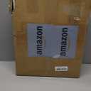 15'' Large Outdoor Clock, Wall Clock with Thermometer & Humidity Silent No-Ticking Outdoor Clocks Waterproof for Patio, Living Room, Kitchen (Black-house)