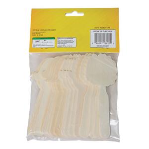 Crayola Fun Faces Natural Wood Crafting Sticks, 5", 2PK