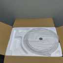 TCL Ceiling Fans with Lights, 52 Inch Low Profile Ceiling Fan with Light and Remote Control, Flush Mount, DC Reversible Motor, Noiseless, 6 Speeds Ceiling Fan for Bedroom (White)