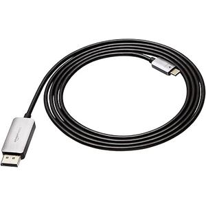 Basics Aluminum UniDirectional USBC (Source) to DisplayPort Cable (Display)  6Foot