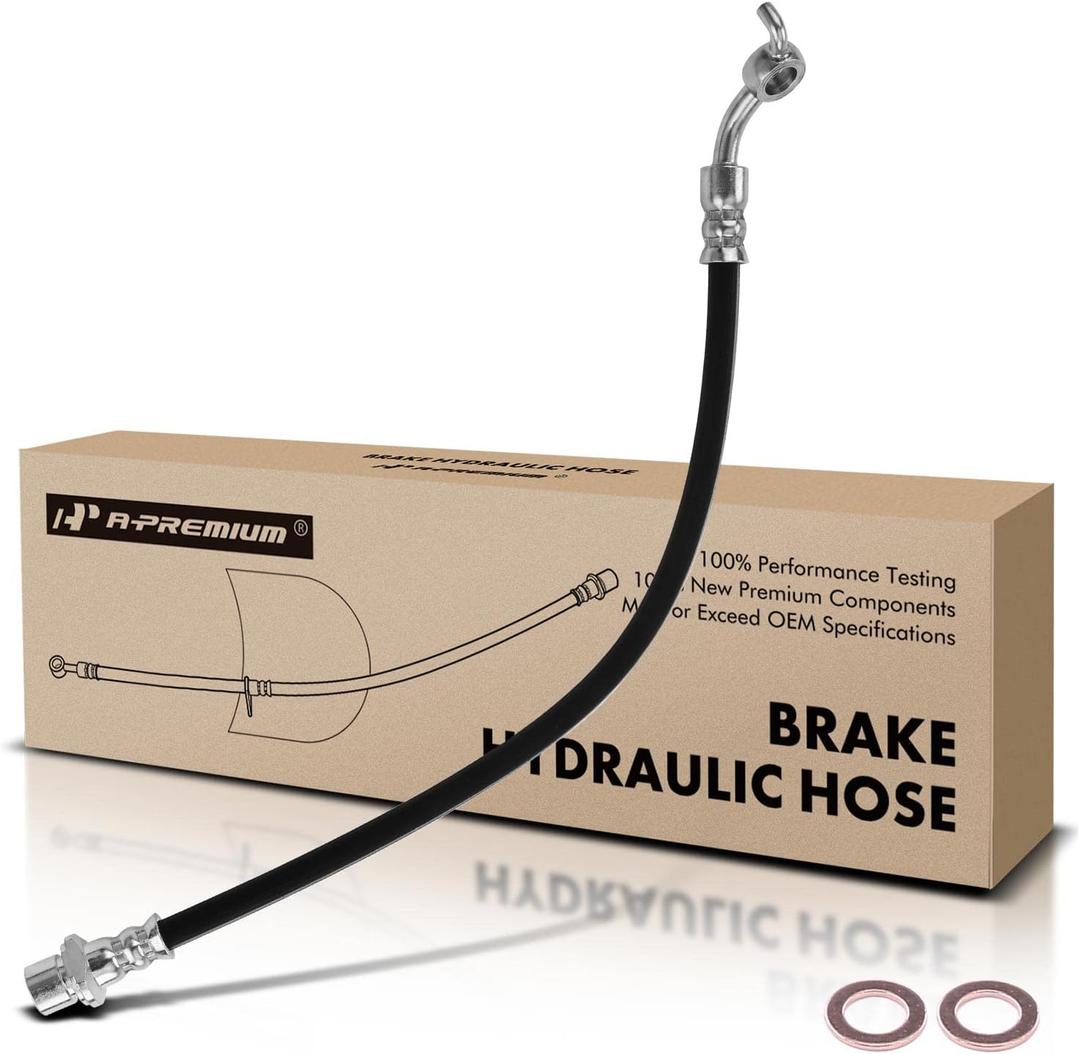 A-Premium Front Driver Brake Hydraulic Hose Compatible with Select Lexus Models - GS350 2013-2019, RC300 2016-2019, RC350 2015-2019 - Replace# 9094702G59