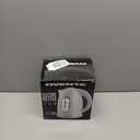 OVENTE Electric Kettle, 1.7L Fast Boiling Water Heater for Coffee or Tea, BPA Free with Water Level Gauge, Auto Shut-Off, Boil-Dry Protection, Indicator Light and Removable Filter, White KP72W