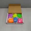 Kicko Puffer Balls - Assorted Colors, Spiky Balls for Kids, Sensory Game, Stress Relief - 5.5'' - 6 Pack