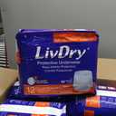 LivDry Adult XXL Incontinence Underwear, Extra Comfort Absorbency, Leak Protection, XX-Large, 48-Pack