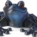 5 x Frog Toys 3D Printed - Realistic Jumping Frog Model with Movable Joints, STEM Educational Animal Toys, PLA Material, Science Classroom & Collectible Decor