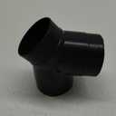 3 Way Y Shape Duct Connector, ABS Duct Spliter for Exhaust Fan Dryer Vent Hose