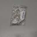 Handmade Rhinestones lace Applique handsewing Beads Trim Patches Neckline for Dress Clothes Accessory (White)