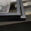 2 Pcs 22" x 28" Twin Pole Bulletin Sign Holder Floor Stand Heavy Duty Floor Standing Poster Display Stand Black Display Poster Holder with Rectangular Base for Outdoor Indoor Store Business