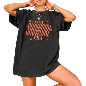 Country Music Acid Wash Tshirt Womens Showgirl Shirt in My Showgirl Era Tshirt L