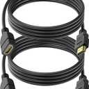 SAISN 1 Pack HDMI Extension Cable 3 Feet High Speed HDMI Male to Female Adapter Cord 1080P HDMI Cable Extender Video Wire for for HDTV, Monitor, PC, Laptop, Projector