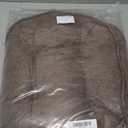 vctops Soft Chair Pads 18 inch Diameter Super Comfy Thicken Solid Color Round Seat Cushion for Kitchen Dining Room Office Chairs (Coffee,18" x 18")