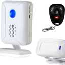 Wireless PIR Motion Sensor Detector Home Store Welcome Buzzer Security Alarm Chime for Business Mailbox Front Door Entry Alert Elderly with Remote