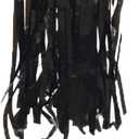 Generic Foil fringe curtain for party decoration and birthday - black