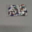 Mudder 200 Pieces 2.5v Replacement Winter Light Bulbs 50/100/150/200 Count Mini Incandescent Wire String Light Replacement Bulbs for Decoration Gifts(White Base with Colorful Bulb)