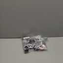 2 Packs Expandable Flexible P-Trap Pipe Kit (1 1/2" or 1 1/4") Single Kitchen Sink Drainage Solution Includes Adapter Seal Ring for Garbage Disposal - Gray