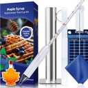 CIMALAB Maple Syrup Hydrometer Test Cup Kit, Hydrometer for Maple Syrup Making, Maple Syrup Hydrometer Kit with Baume and Brix Scale, Maple Syrup Supplies for Measuring Sugar Content in Syrup Sap (Transparent Maple Syrup Hydrometer)