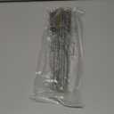 10 Pieces Wire Tube Brushes Bulk for Cleaning Pipe Tube Brass Stainless Steel Round Wire Brush for Auto Parts Christmas, Bottles, Tubes, 5 Sizes(Silver) (Silver Gold)