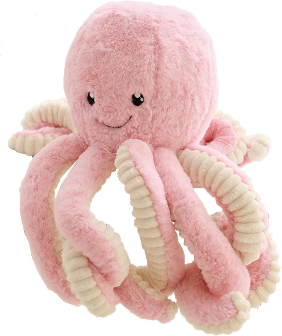 Cute Cartoon Octopus Plush Doll Toys Gift Sea Stuffed Toys for Kids and Lovers Home Decor (Pink, 15.7-Inch)