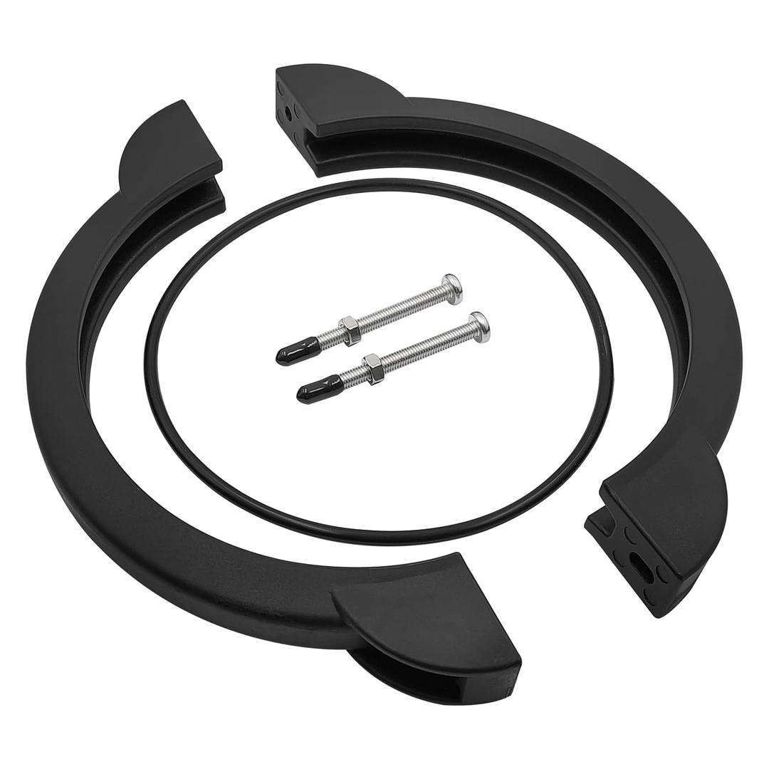 Pool Clamp Collar Ring Replacement Part with Screws，Compatible with Intex 12 & 14 Inch Sand Filter Pump