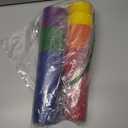 26-ounce Plastic Drinking Glasses Stackable Tumblers Water Cups Mixed Drinkware, set of 12 Mixed Color Reusable Shatter-resistant Dishwasher Safe