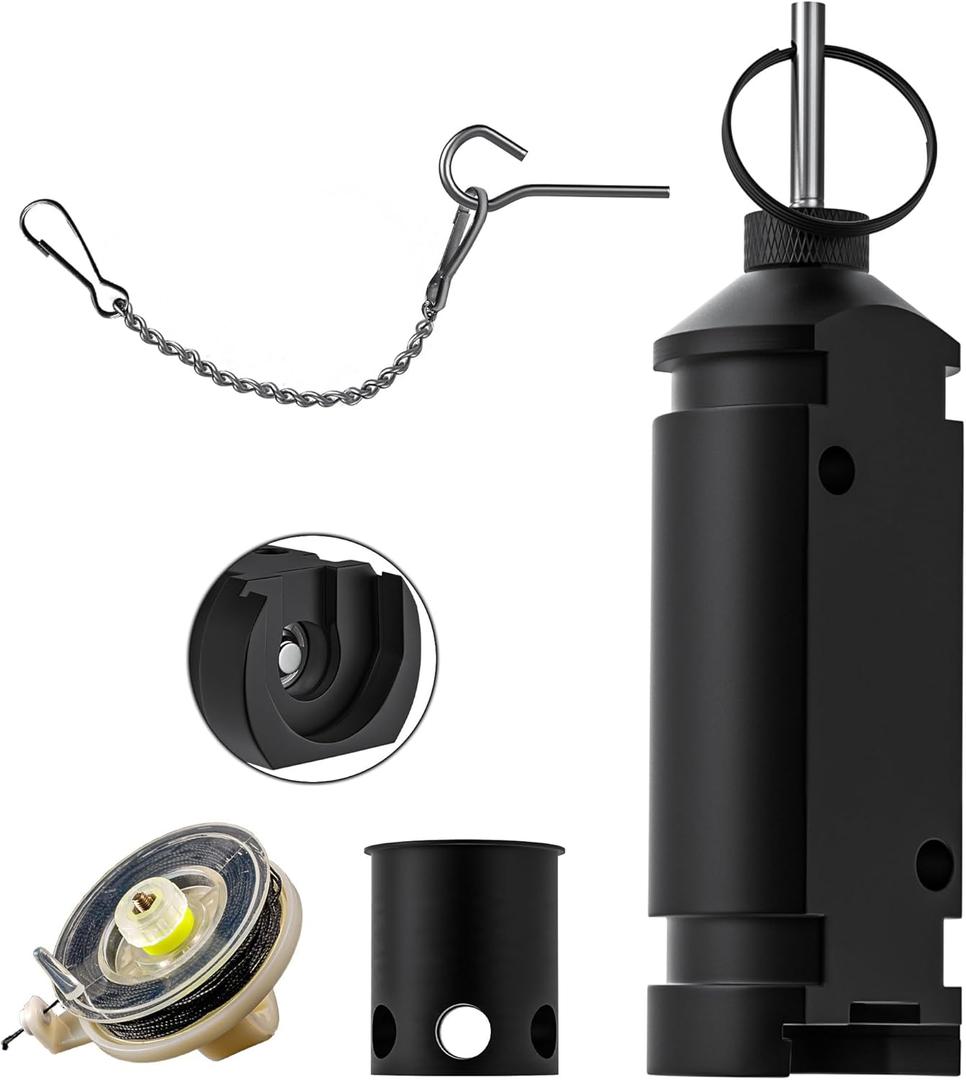 Perimeter Trip Alarm with Trip Wire, 12 Gauge Camp Trip Wire Alarm Device with .22 Adapter Early Warning Security System for Camping Property Safety Trip Alarm