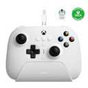 8BitDo Ultimate 3-Mode Controller, Hall Effect Joysticks, Pro Back Buttons, Wired Only for Xbox Series X|S & Xbox One, Compatibility with Apple, Windows & Android, Officially Licensed (White)