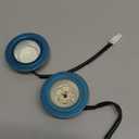 12V DC 1.5W Range Hood Lights with EL Socket, 2Pack Hole Closet Stove LED Light Recessed, Bright White Kitchen Range Hood Light Bulbs Replacement, 6500K (EL Socket-Male-Transparent)