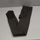 Fleece Lined Tights Women Leggings Thermal Pantyhose Fake Translucent Opaque High Waisted Winter Warm Sheer Tight (Large, Black)