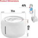 Pet Water Fountain for Cats & Dogs  2.5L Automatic BPA-Free Dispenser with Filter, Silent Pump, USB Plug  Cat Water Fountain with Circulation System, Encourages Drinking & Easy to Clean
