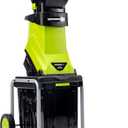 Earthwise GS70015 15-Amp Garden Corded Electric Chipper, Collection Bin