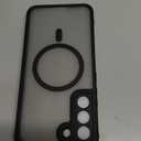 RALEAVO Magnetic for Samsung Galaxy S22 Plus Case [Compatible with Magsafe] Slim Frosted Matte Cover Translucent Hard PC Back Military Drop Protection Phone Case for Girls&Boys,Black