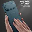 SURITCH for Google Pixel 10 Pro XL Phone Case, Compatible with MagSafe, Protective Cover with Camera Cover & Adjustable Metal Kickstand for Pixel 10 Pro XL 2025 -Lake Green
